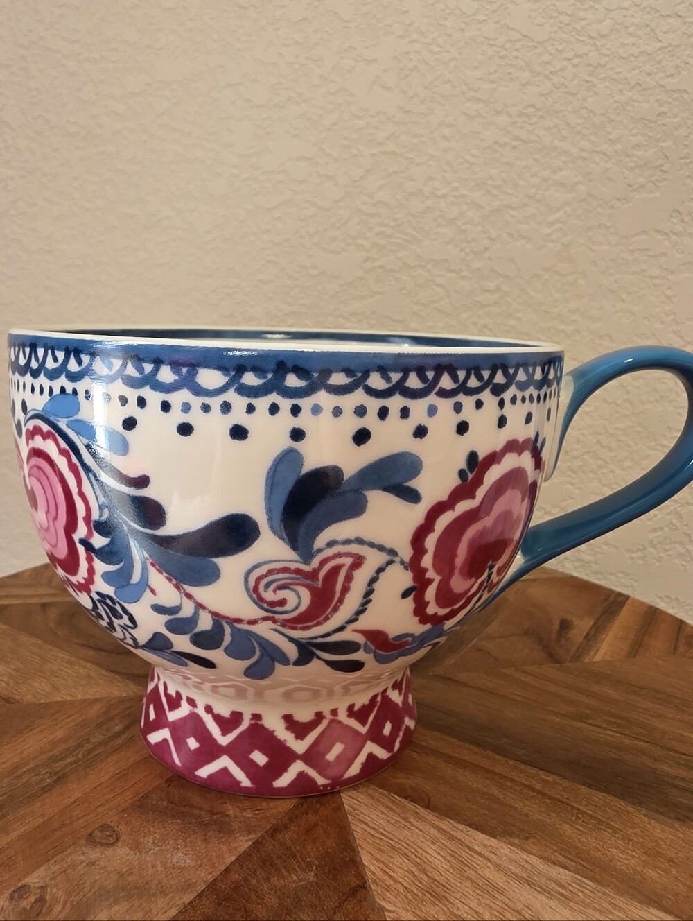 Disney FROZEN, "For The First Time In Forever" Floral Ceramic Mug Unbranded